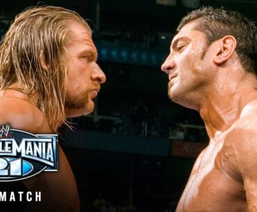 FULL MATCH: Triple H vs. Batista – World Heavyweight Title Match: WrestleMania 21
