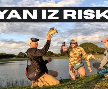 🔥We SNUCK Into A Golf Course W/ RYAN IZ FISHING! VEGAS PB!