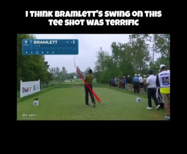 Joseph Bramlett Hits Amazing Tee Shot! #golf #josephbramlett #pgatour