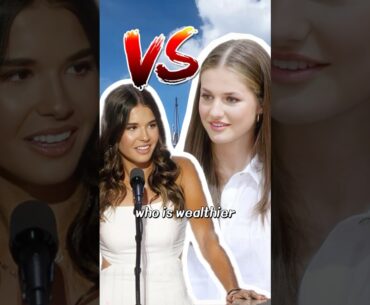 Who is richer Kai Trump or the Spanish princess #celebrity #shorts #shortsvideo #youtubeshorts