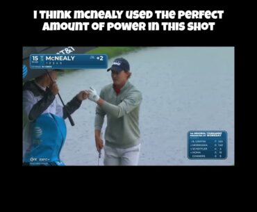 Maverick McNealy Holes Amazing Bunker Shot! #golf #maverickmcnealy #pgatour