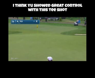 Kevin Yu Hits Terrific Tee Shot! #golf #kevinyu #pgatour