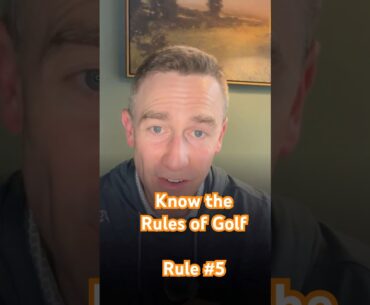 Rule 5: Timing is Everything | Golf Rules Explained