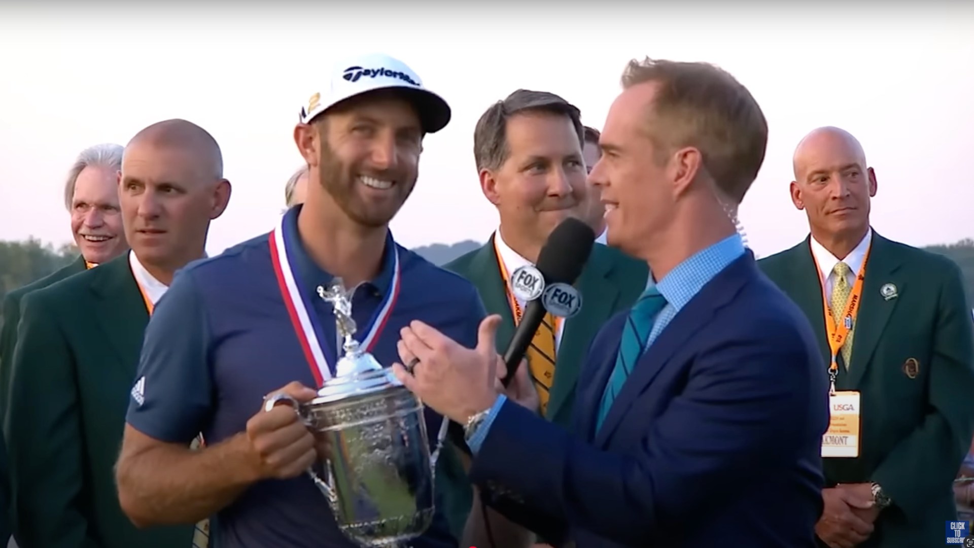 Crowd booed broadcaster’s question in Dustin Johnson’s US Open trophy interview after rules controversy Crowd booed broadcaster’s question in Dustin Johnson’s US Open trophy interview after rules controversy