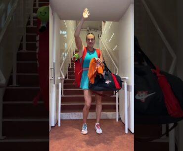 Sabalenka DANCING into the final at Roland Garros! 💃 #shorts #tennis