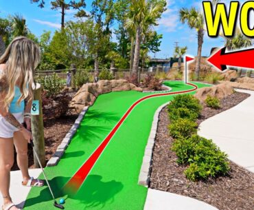 We Played the NEWEST Mini Golf Course in the Mini Golf Capital of the World!