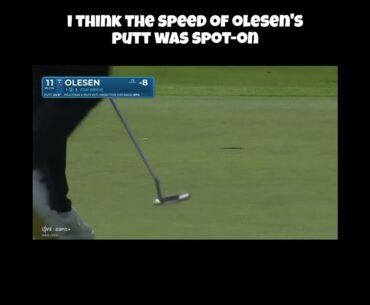 Thorbjorn Olesen Makes Fantastic Birdie Putt! #golf #thorbjornolesen #pgatour