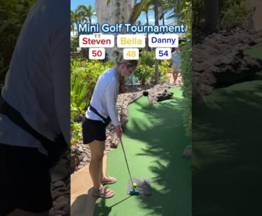 IT ALL COMES DOWN TO THIS Mini Golf Tournament #3 (Hole 18) Maui Golf & Sports Park #minigolf #viral