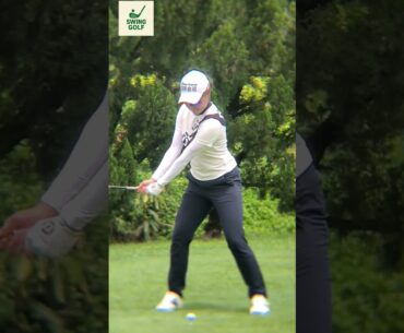 This Driver Swing Has Real Power!She is Babe LIU(TWN). #golfswing #golf #drivershot
