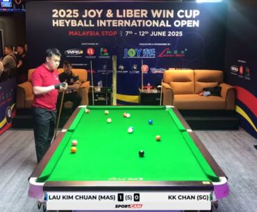 Lau Kim Chuan 🆚️ KK Chan | 2025 JOY Heyball International Open Malaysia Stop