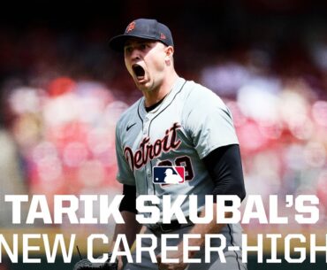 Tarik Skubal strikes out 13 batters! 🔥