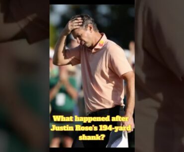 Justin Rose’s 194-Yard Shank Leads to Costly Penalty | RBC Canadian Open Drama