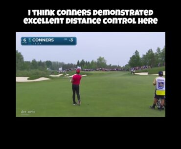 Corey Conners Hits Exceptional Approach Shot! #golf #coreyconners #pgatour