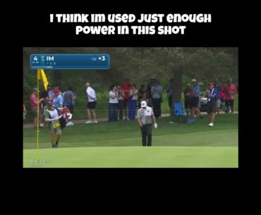 Sung-Jae Im Holes Incredible Chip Shot! #golf #sungjaeim #pgatour