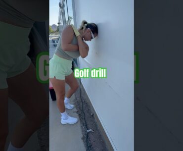 You might feel silly but try it! #cartgirl #golf #golfers #golfgirls #golftips #golflesson #golfer
