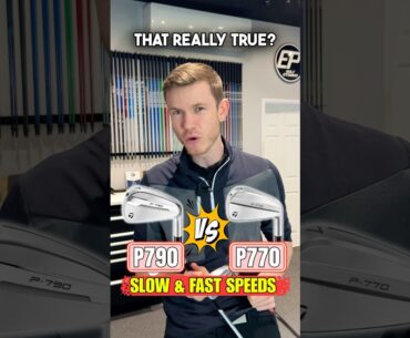 P790 vs P770! Slow AND Fast Swing Speeds..How do they compare?!! #golf #golfswing #golflife #golfer