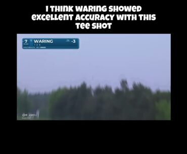 Paul Waring Hits Terrific Tee Shot! #golf #paulwaring #pgatour