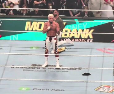 Unseen Footage of Jey Uso, Cody Rhodes, Logan Paul & John Cena Off Air after WWE MITB 6/7/25