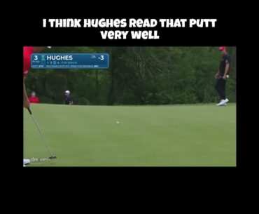 Mackenzie Hughes Makes Amazing Birdie Putt! #golf #mackenziehughes #pgatour