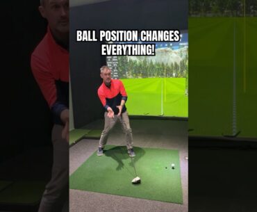 How Ball Position can Affect your Golf Shots! (Clip from live lesson)
