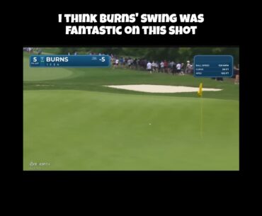 Sam Burns Hits Amazing Approach Shot! #golf #samburns #pgatour