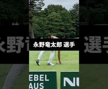 永野竜太郎選手のアイアンショットのスイング