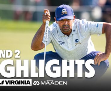 Anirban Lahiri shoots a 64! FULL HIGHLIGHTS: ROUND 2 | LIV GOLF VIRGINIA