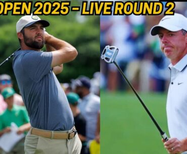 US Open Golf Championship 2025 Live ROUND 2 Hovland & Koepka in touch Rahm battling Scheffler toilin