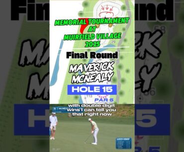 Great Hole Out For Eagle by Maverick McNealy #Golf #PGA #Shorts #Sports #Highlights