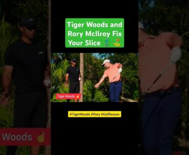 "Tiger Woods And Rory McIlroy: How to hit driver." Pt. 2. professional Golf lesson.  #golf
