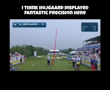 Nicolai Hojgaard Hits Amazing Tee Shot! #golf #nicolaihojgaard #pgatour