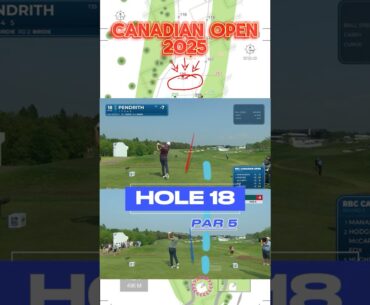 Canadians Taylor Pendrith & Nick Taylor Eagle The 18th round 3 Canadian Open