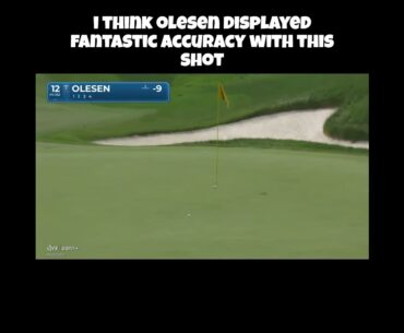 Thorbjorn Olesen Hits Incredible Approach Shot! #golf #thorbjornolesen #pgatour