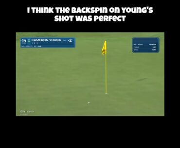 Cameron Young Hits Incredible Tee Shot! #golf #cameronyoung #pgatour