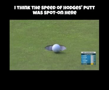 Lee Hodges Makes Stunning Birdie Putt! #golf #leehodges #pgatour