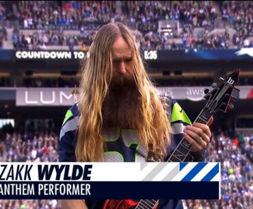 Zakk Wylde Performs National Anthem Ahead Of Week 9 vs. L.A. Rams