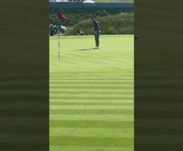 Collin Morikawa with that drip pace...from off the green.