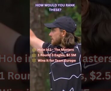 Only Real Golf Fans Remember These 5 Tommy Fleetwood Masterpieces #golf #tommyfleetwood