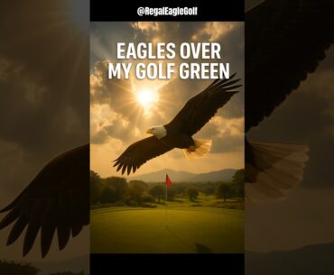 Wild Eagles Watch Over My DIY Golf Resort | Nature + Golf #Shorts