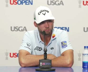Sam Burns is the 54-hole leader at the US Open.