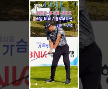 장동규·김경태·김태호! 3인 3색 스윙 비교 슬로우모션