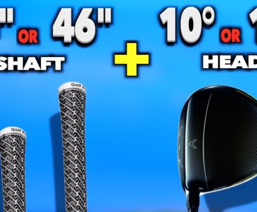 One of these is the perfect driver/shaft combination for Average golfers.