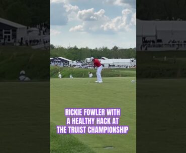 Rickie Fowler swingin’ it at the Truist Championship 🏌️‍♂️ || GITH #shorts