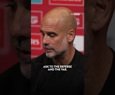"Ask the referee" | Pep Guardiola on the Dean Henderson handball incident