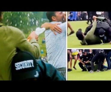 Canadian Open star was tackled to the ground by security guard during tournament