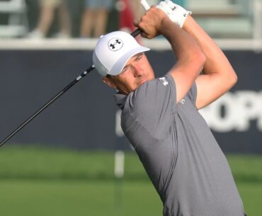 Jordan Spieth has a three-word response to a close lip out at US Open Round 1