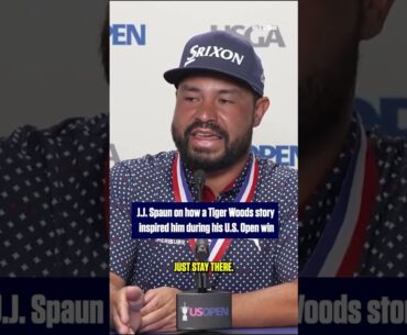 J.J. Spaun channelled his inner Tiger Woods on his way to winning the U.S. Open 🏆