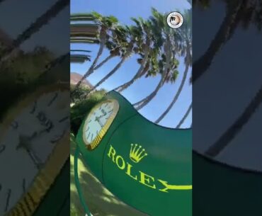 The only #rolex clock on a #golfcourse in the #canaryislands #golflasamericas #tenerife