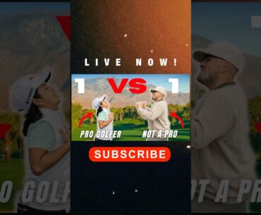 NEW MATCH IS LIVE! CAN I TAKE DOWN THIS PRO GOLFER? #golf #youtubeshorts