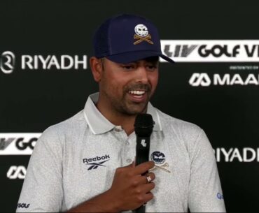 Lahiri: 'I'm Just Playing Like a Kid Again' | LIV Golf Leader Shares His Mindset